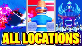 All TRAINING AREA LOCATIONS In Roblox ANIME SIMULATOR [upl. by Seugram]