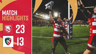 Highlights  Gloucester Rugby v Leicester Tigers [upl. by Onailime505]