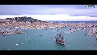 LEscale à Sète avec LHermione  27 03 2018 [upl. by Atiuqehc]