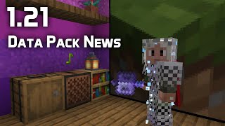 Data Pack News in Minecraft 121 [upl. by Yerfej732]