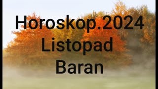 HOROSKOP na Listopad 2024r BARAN [upl. by Perkins437]