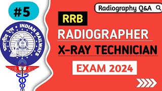 Important MCQs for RRB Radiographer XRay Technician Exam 2024 [upl. by Aiblis]