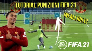 TUTORIAL COME TIRARE LE PUNIZIONI SU FIFA 21  FUT 21 [upl. by Ettesel]