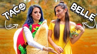 8 DIY Duo Halloween Costumes for Couples Best Friends  Sisters Niki and Gabi [upl. by Enniroc]