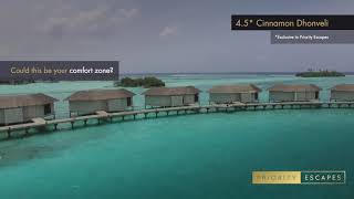 4 Deluxe CINNAMON DHONVELI  Water Bungalow [upl. by Irrehs29]