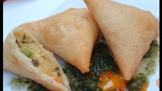 Vegetable Samosa Recipe  Samossa Aux Légumes VENG 𑁍 Pankaj Sharma [upl. by Aivatahs]