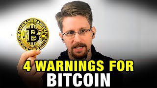 quotMy 4 Warnings For Bitcoinquot Edward Snowden 2024 Bitcoin Interview [upl. by Iznik764]