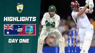 Australia v West Indies 202324  Second Test  Day 1 [upl. by Jarin]