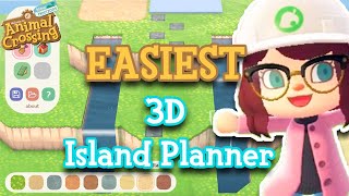 The EASIEST 3D Island Planner For Designing Your Animal Crossing New Horizons Island [upl. by Arlynne]