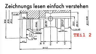 TECHNISCHE ZEICHNUNG einfach verstehen   2  ARBEITSPLAN ERSTELLEN  Ausbildung [upl. by Yve467]