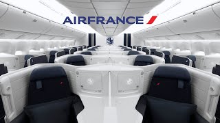 Air France A350 New Business Class  New York🇺🇸 to Paris🇫🇷 Flight  4K Full Review [upl. by Arbas600]