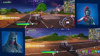 DUO SPLIT SCREEN FORTNITE [upl. by Lehcor]