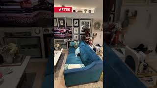 Before amp After tour through Christina’s NYC apt apartmenttherapy beforeandafter interiordesign [upl. by Amiaj102]