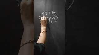 Easy Drawing By Varsha youtubeshortsvideo drawingtutorials shortsvideo flower [upl. by Christianson]