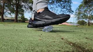 Crushing trash in triple black Nike Air Max 270s [upl. by Lisan24]