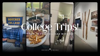 First College Tour Experience MICA College amp Goucher College [upl. by Sivraj]