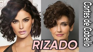 Los mejores Estilos y CORTES DE CABELLO para PELO RIZADO COLOCHO u ONDULADO del momento Moda 2023 [upl. by Yenhpad851]