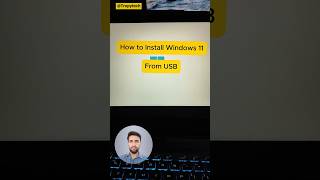 How to Install Windows 11 From USB tropytech shorts windows11 [upl. by Eidnak]