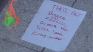 Ominous note left at scene of suspicious device [upl. by Aicertap]