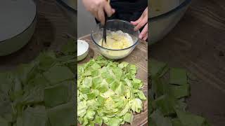 Amazing Green Cabbage Cutting Tricks vegetableart [upl. by Eglanteen]