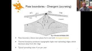 Geodynamics  Lecture 21 Divergent plate boundaries [upl. by Soneson]