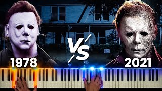 Michael Myers Theme Song  1978 VS 2021 Halloween Theme Piano amp Synth [upl. by Melcher]