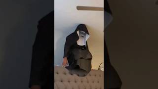 Scary Conjuring Nun prank on my husband Tiktok Destene and Brandon scary conjuring prank shorts [upl. by Adrianna]