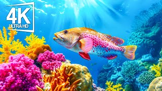 The Best 4K ULTRA HD Aquarium  Stunning Footage of Rare amp Colorful Sea Life [upl. by Peppel]