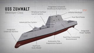 Why Zumwalt Class Destroyer is built with a Tumblehome hull [upl. by Yssirc]