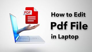 How to Edit Pdf File in Laptop [upl. by Iahk]