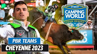 José Vitor Leme BRILHOU em Cheyenne na estreia da PBR TEAMS [upl. by Terina956]