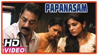 Papanasam Tamil Movie  Scenes  Nivedha slays Roshan  Kamal Haasan  Gautami [upl. by Denice]