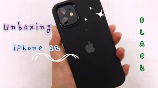 🍎 iPhone 12 black Unboxing [upl. by Asiat]