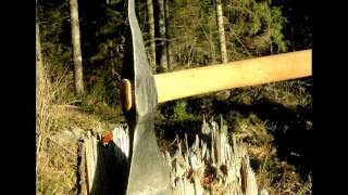 Forging a Pickaroon Axe from Old Hammer Axt Sappie [upl. by Euqinom]