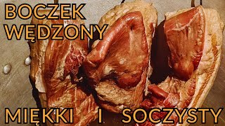 BOCZEK WĘDZONY Lekkim Dymem Czereśni Finezja Smaku SMOKED BACON GERÄUCHERTER SPECK [upl. by Gaspar]