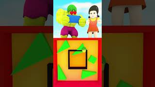 Hulk vs Squid Game Doll Epic Puzzle Challenge in Roblox 3D [upl. by Llebanna]