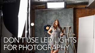 Why you shouldn’t use continuous LED lights for some types of portrait photography [upl. by Hujsak714]