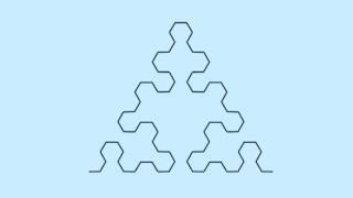 Growing the Sierpinski Arrowhead Curve [upl. by Rustice]