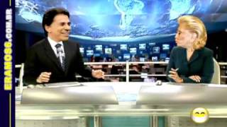 Hebe e Silvio Santos no Jornal Nacional  GLOBO [upl. by Rusert635]