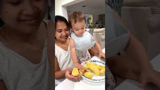 Pakainin ng durian si baby kano  Inday Roning family [upl. by Song82]