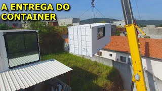 MUITA TENSÃO NA ENTREGA DO CONTAINER ESCRITORIO Vídeo 7 [upl. by Attegroeg950]