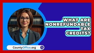 What Are Nonrefundable Tax Credits  CountyOfficeorg [upl. by Jannel430]