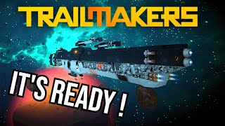 Trailmakers  Spacebound Update  Finishing my BattleShip [upl. by Rednas]