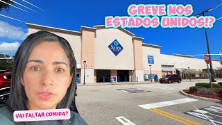 CONTINUAÇÃO DO VLOG ANTERIOR  COMPRAS NO SAMS  GREVE NOS ESTADOS UNIDOS  VAI FALTAR COMIDA [upl. by Seiter]