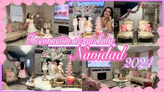 Decoración Navidad 2024 🎄 Nueva Decoración de mi Sala 🎄 Christmas Decorate with me candyland [upl. by Ahsykal103]