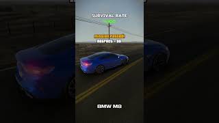 Chance of Survival with Different Vehicles car beamngdrive crash [upl. by Crary]