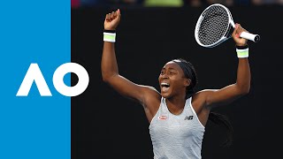 Naomi Osaka vs Coco Gauff  Match Highlights 3R  Australian Open 2020 [upl. by Eetnahc]