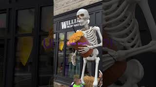 Scary big skeleton  Scare Around the Square  2024  2024shorts halloween trickortreat fun [upl. by Ailati355]