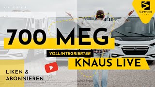 KNAUS LIVE I 700 MEG Modell 2021  Vollintegrierter LIVE IS LIFE 🧬 [upl. by Ebert]