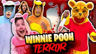 UN DIA COMO WINNIE POOH DE TERROR EN HALLOWEEN   Memo Aponte [upl. by Stieglitz]